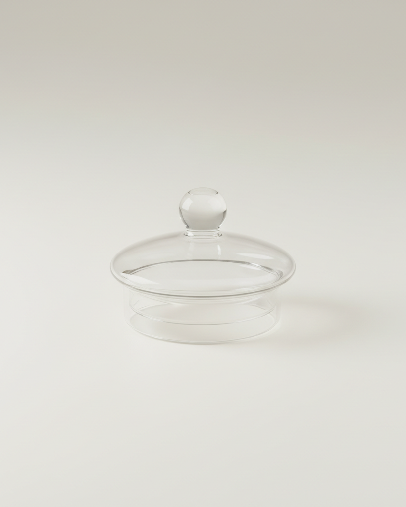 Glass teapot lid (replacement)